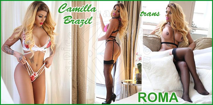 Camilla Brazil trans a Roma Camilla Brazil trans a Roma