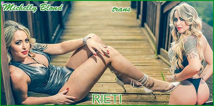 Michelly Blond trans a Rieti Michelly Blond trans a Rieti