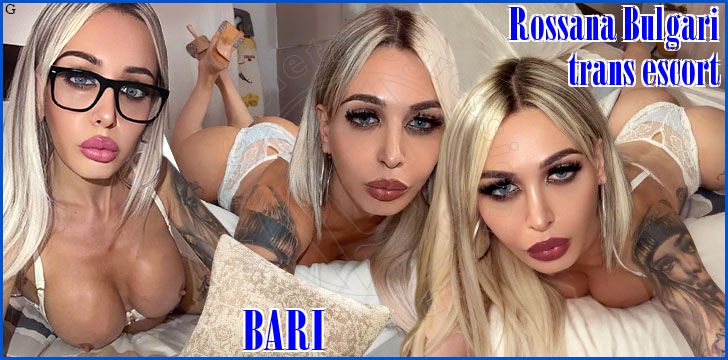 Rossana Bulgari Italiana trans escort a Bari Rossana Bulgari Italiana trans escort a Bari