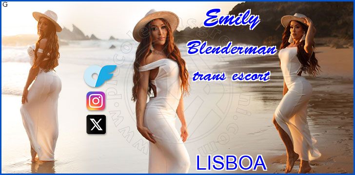 Emily Blenderman trans escort a Lisbona Emily Blenderman trans escort a Lisbona