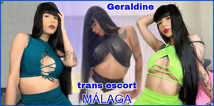 Geraldine trans escort a Málaga Geraldine trans escort a Málaga