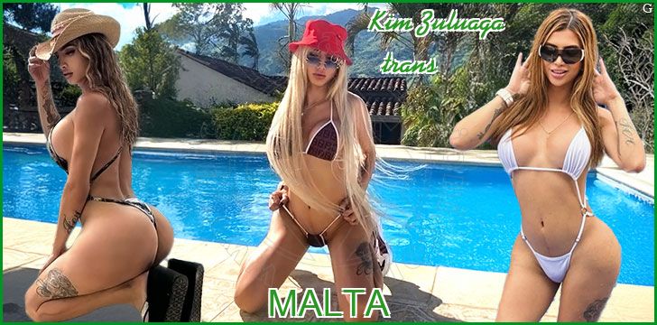 Kim Zuluaga trans a Malta Kim Zuluaga trans a Malta