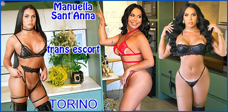 Manuella Sant'Anna trans escort a Torino Manuella Sant'Anna trans escort a Torino