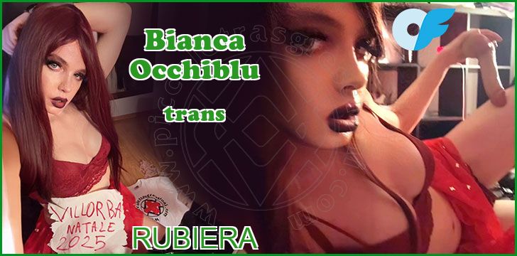 Bianca Occhiblu trans a Rubiera