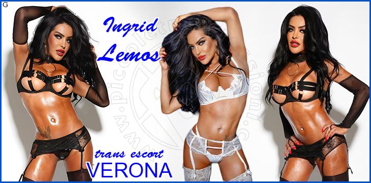 Ingrid Lemos trans escort a Verona