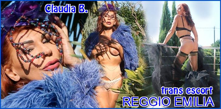 Claudia B. trans escort a Reggio Emilia
