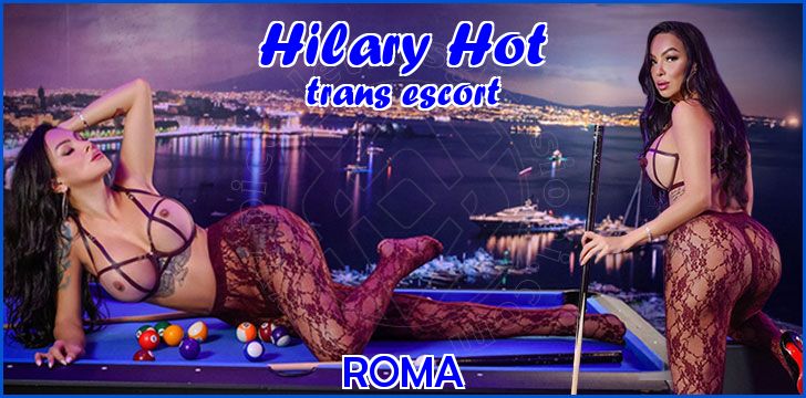 Hilary Hot trans escort a Roma