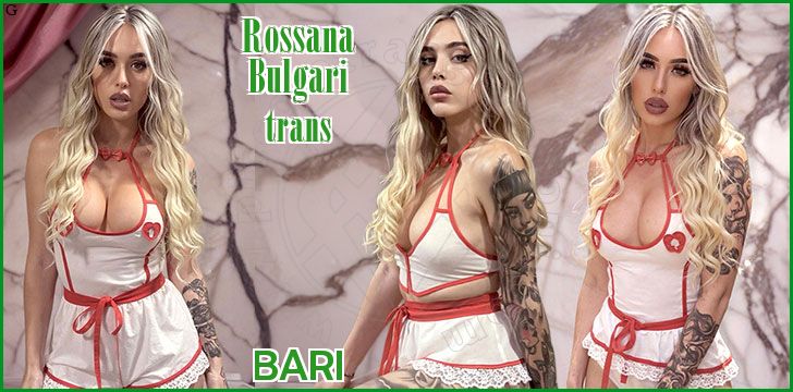 Rossana Bulgari trans a Bari