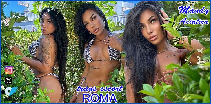 Mandy Asiatica trans escort a Roma