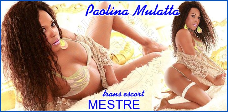 Paolina Mulatta trans escort a Mestre