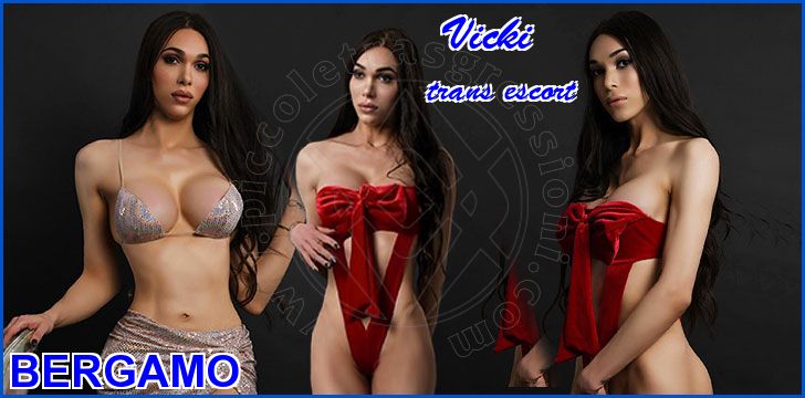 Vicki trans escort a Bergamo