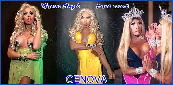 Naomi Angel trans escort a Genova