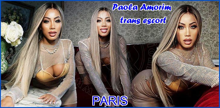Paola Amorim trans escort a Parigi
