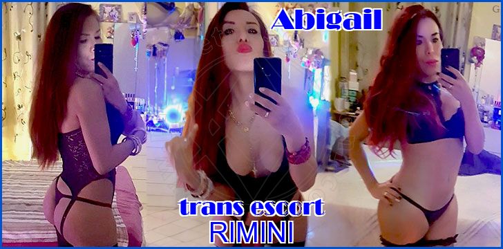 Abigail trans escort a Rimini