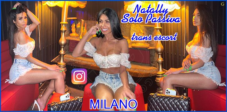 Natally Solo Passiva trans escort a Milano