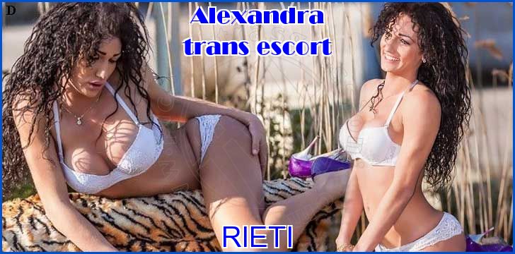 Alexandra trans escort a Rieti