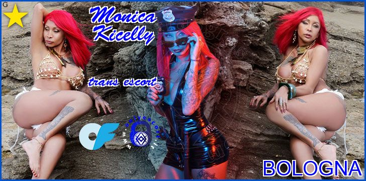 Monica Kicelly trans escort a Bologna