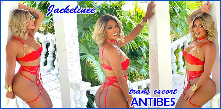 Jackelinee trans escort a Antibes