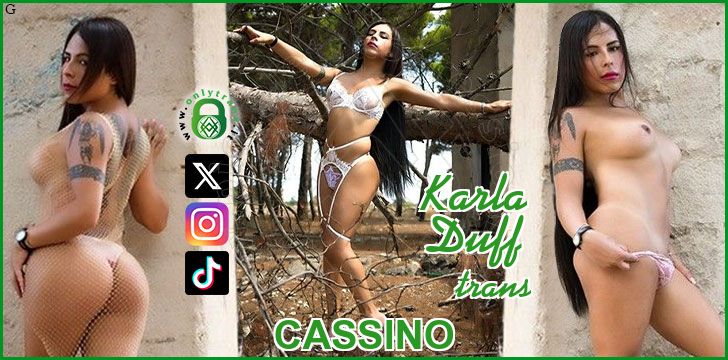 Karla Duff trans a Cassino