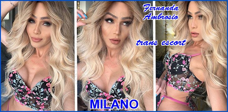 Fernanda Ambrosio trans escort a Milano