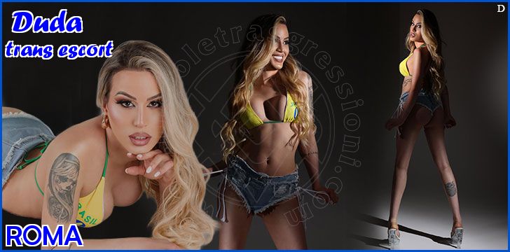 Duda Castro trans escort a Roma