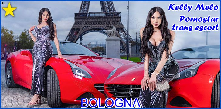Kelly Melo Pornostar trans escort a Bologna