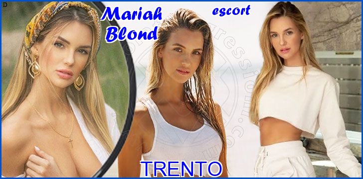 Mariah Blond escort a Trento