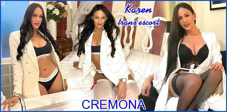 Karen trans escort a Cremona