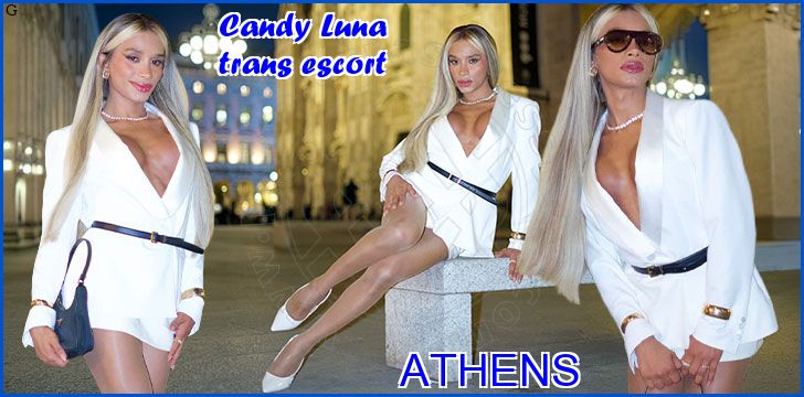 Candy Luna trans escort a Atene