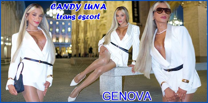 CANDY LUNA trans escort a Genova