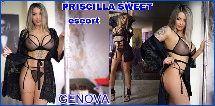 PRISCILLA SWEET escort a Genova