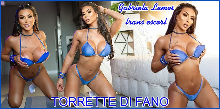 Gabriela Lemos trans escort a Torrette di Fano
