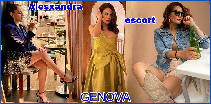 Alesxandra escort a Genova
